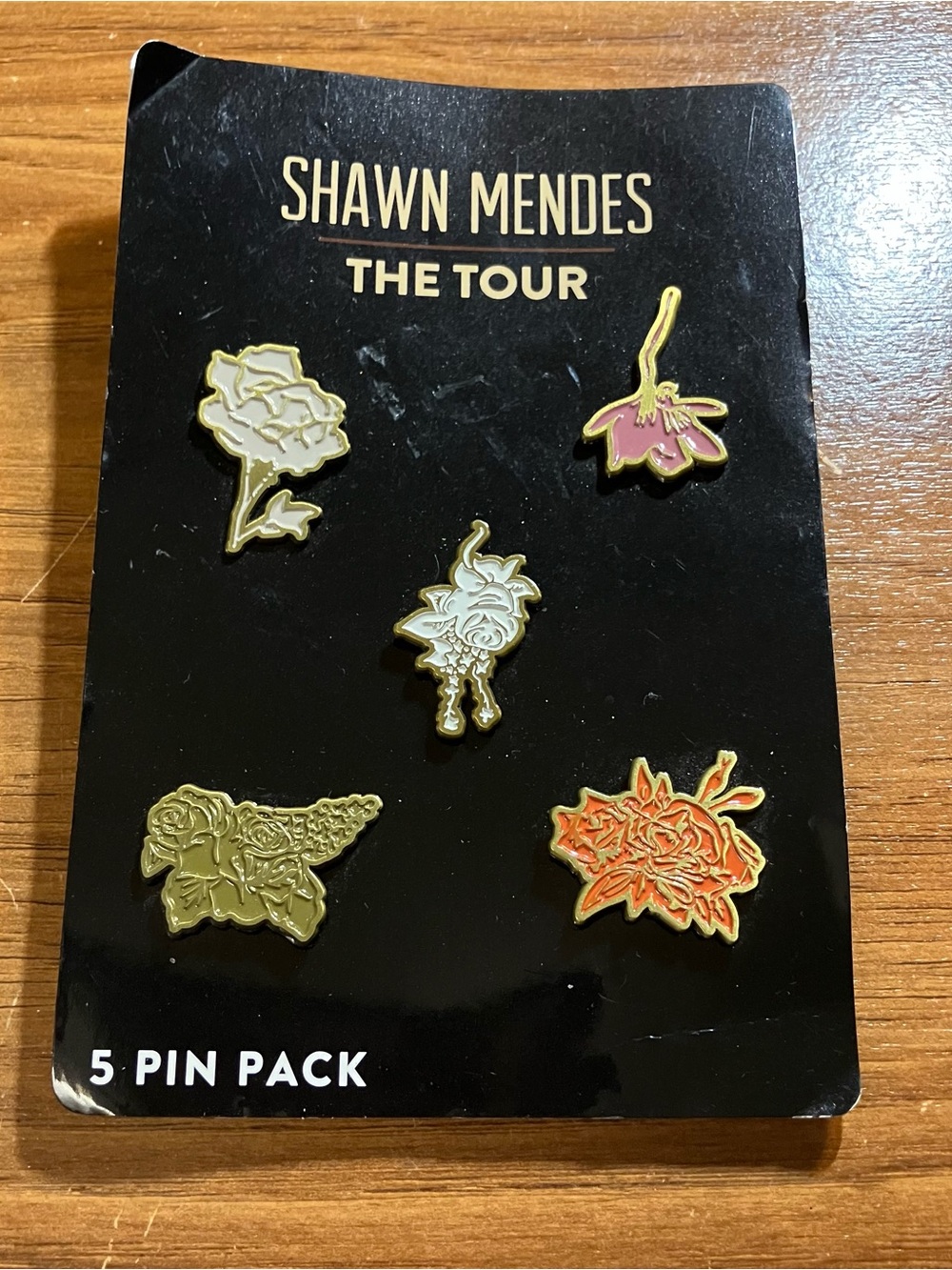 SHAWN MENDES: THE TOUR 2019 Official CONCERT PIN SET Pop Music Merch